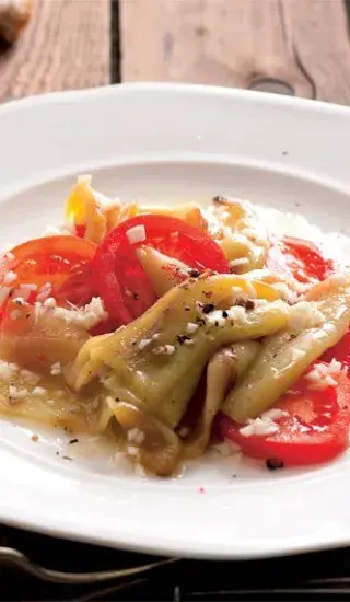 Salát z pečených paprik