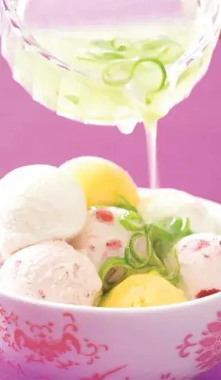 Limetková omáčka ke zmrzlině