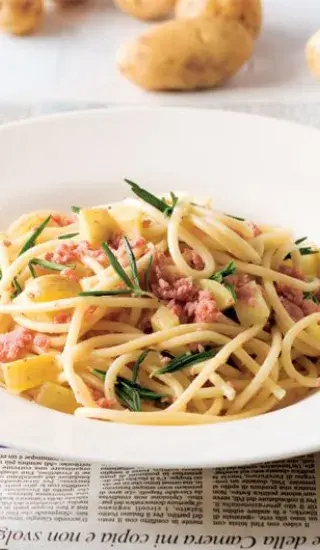 Špagety s bramborami