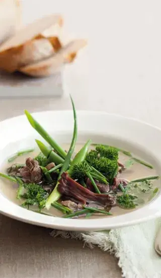 Polévka z pštrosího krku