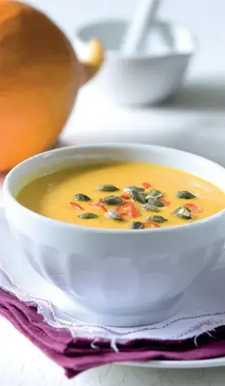 Dýňová polévka s chilli