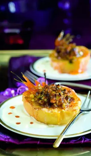 Pečená jablíčka s datlemi