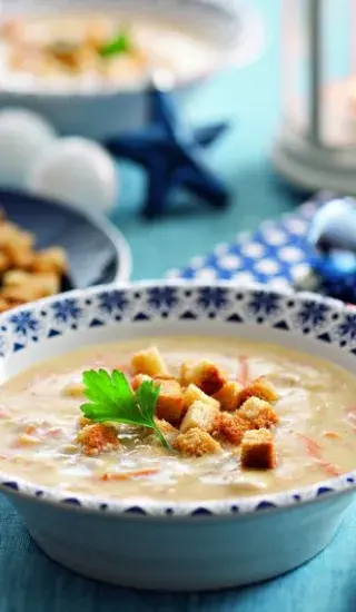 Jemná rybí polévka se zeleninou