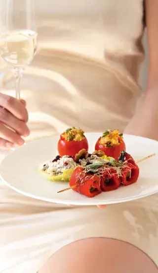 Rajčátka plněná kuskusem