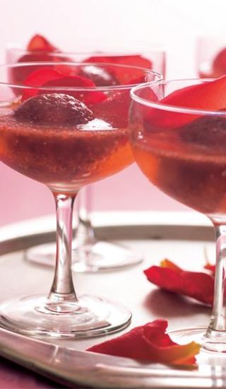 Jahodový sorbet