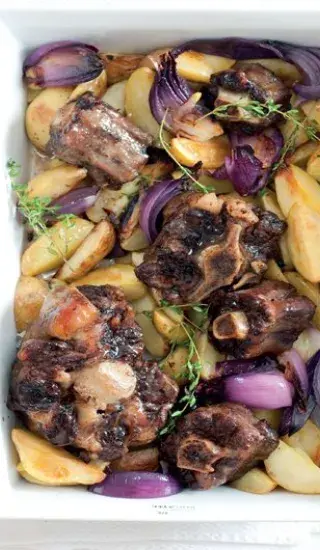 Pečené brambory s oháňkou