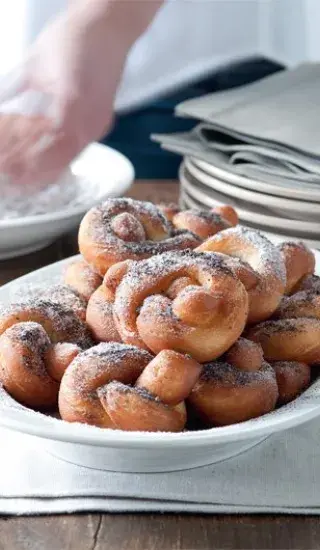 Smažené uzle (kroucance)