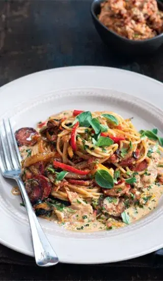 Těstoviny se sicilským pestem