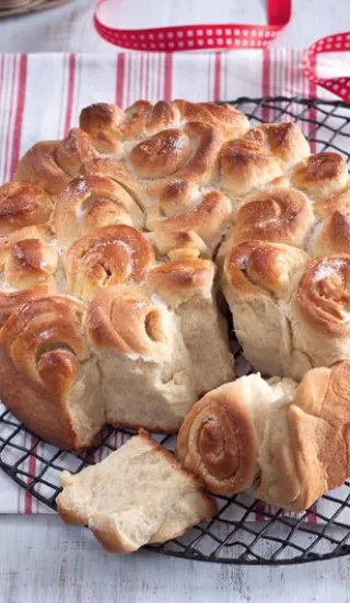 Rolované vanilkové buchtičky