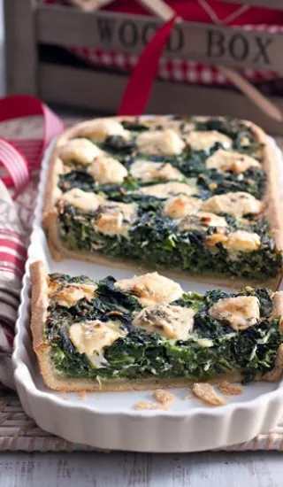 Špenátový koláč