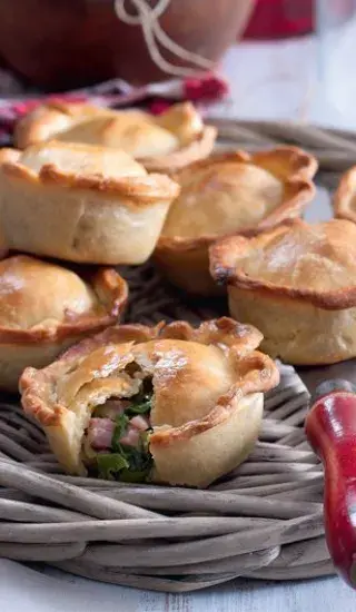 Slané koláčky s pórkem