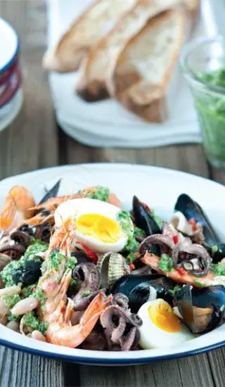 Salát s plody moře