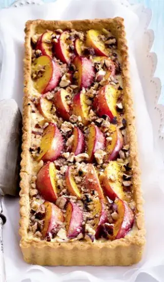 Nektarinkové řezy z celozrnné mouky