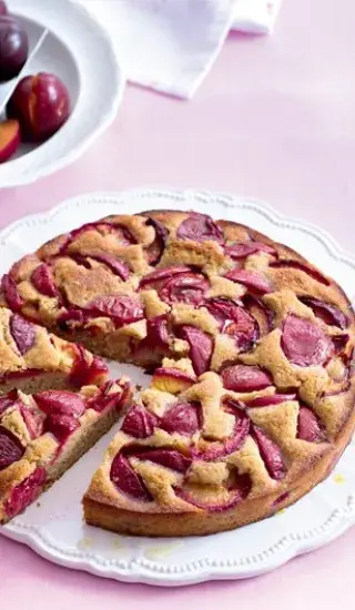 Celozrnný koláč s blumami