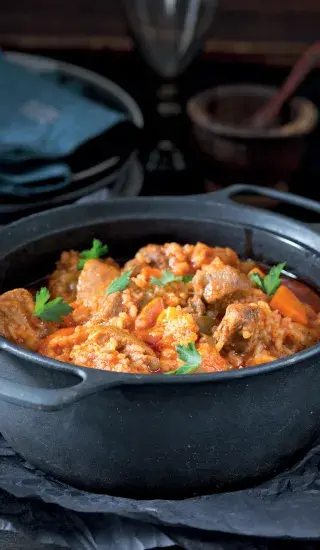 Džuveč s vepřovým masem