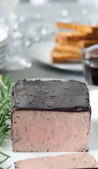 Drůbeží paštika se želé z portského vína