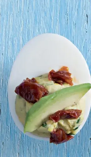 Plněné vejce s bylinkami