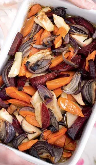 Pečená kořenová zelenina