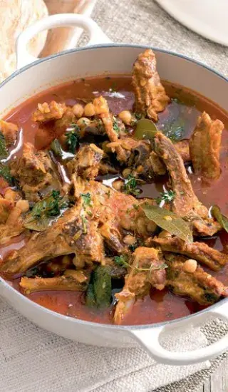 Vepřová žebírka s cizrnou