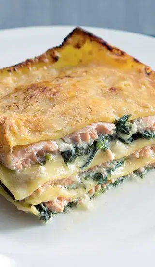 Lasagne s lososem