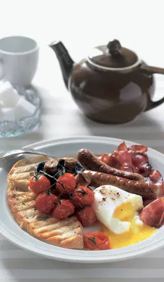 Tradiční anglická snídaně