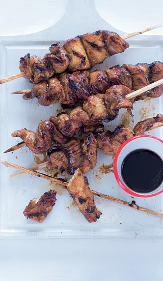 Asijské kuřecí špízy