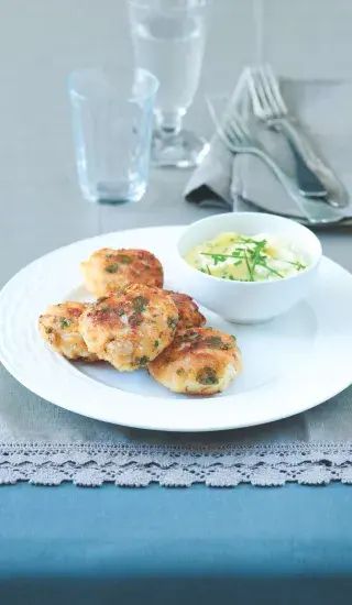 Babiččiny květákové placičky