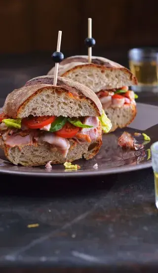 Pikantní kuřecí bageta