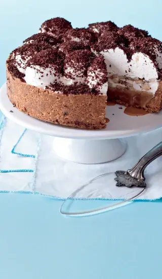 Banánovo-karamelový dort