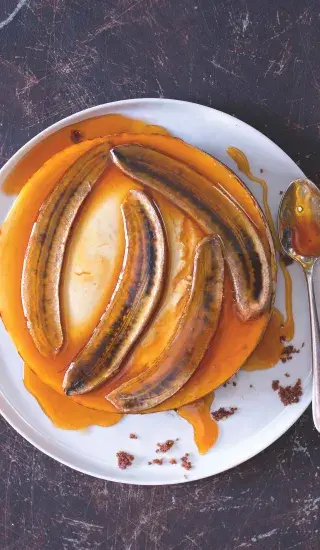 Banánový cheesecake