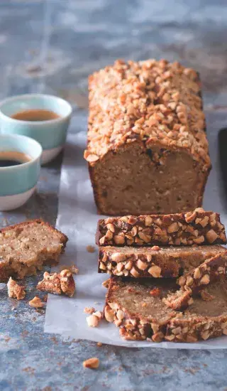 Banánový chlebíček s arašídovým máslem