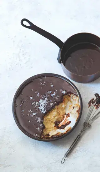 Banánový (ne)koláč s čokoládou