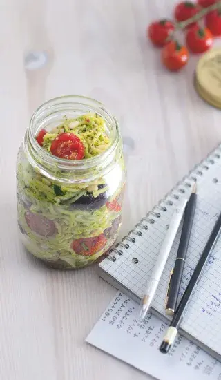 Bazalkové těstoviny