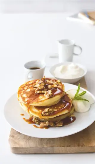 Americké lívance s domácím slaným karamelem