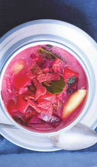 Vegetariánský boršč