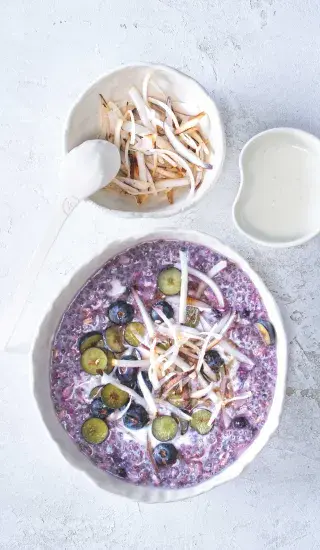 Borůvková kaše