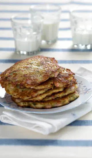 Bramboráky s uzeným masem