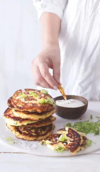 Bramborové placky se sýrem