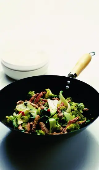 Pikantní vepřové se spoustou zeleniny