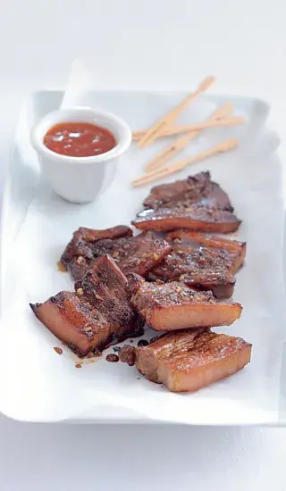 Bůčkové kostky po čínsku