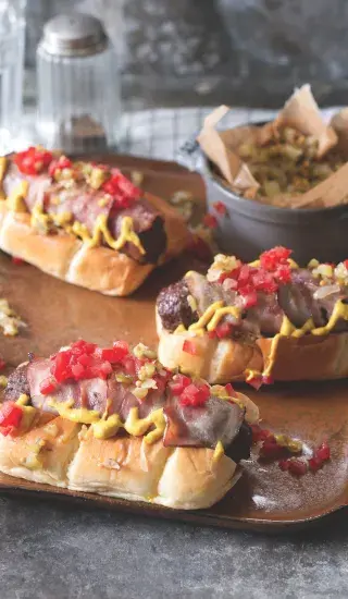 Burgerdog plněný sýrem