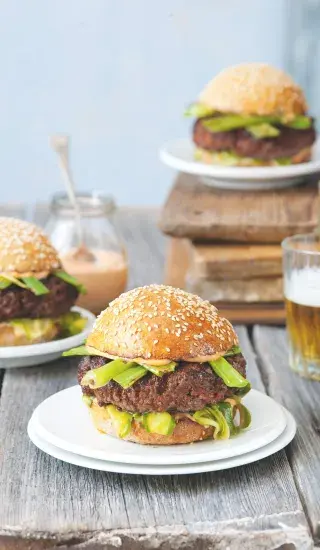 Hoisin burger