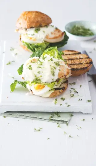 Burgery à la salát Caesar