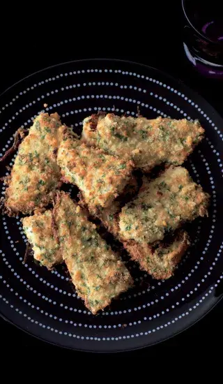 Candát z trouby v petrželové strouhance