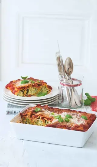 Cannelloni s ricottou a cuketou