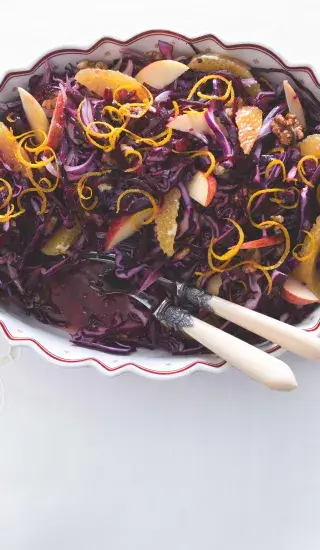 Červený zelný salát