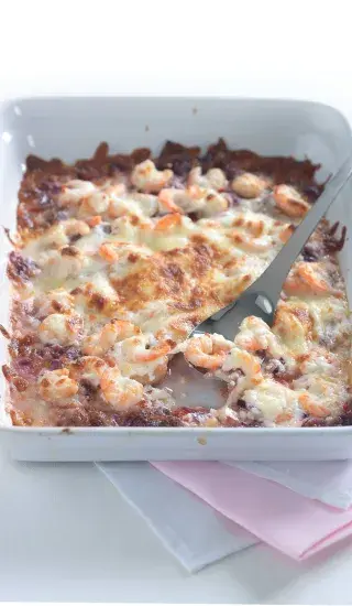 Chilli krevety se sýrem