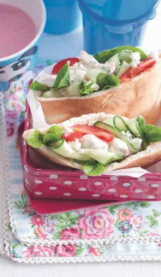 Chléb pita s kuřetem