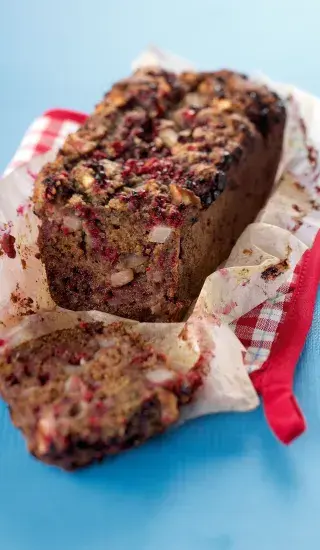 Chlebíček s brusinkami