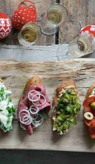 Obložené chlebíčky